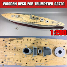 for Trumpeter 03701 1/200 Scale USS Arizona BB-39 Ship Model Wooden Deck Kits