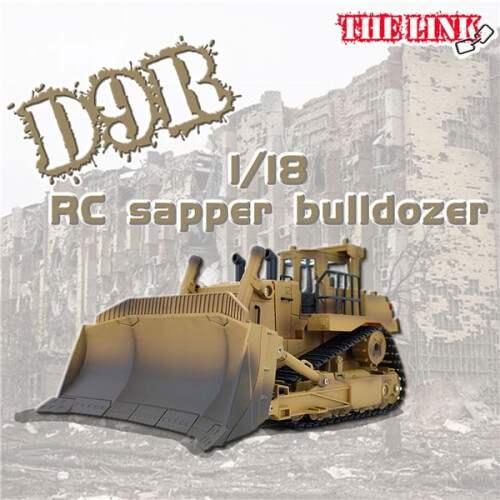 RC Bulldozer 1:16 Remote Control Front Loader Tractor Heavy Construction Vehicle 2
