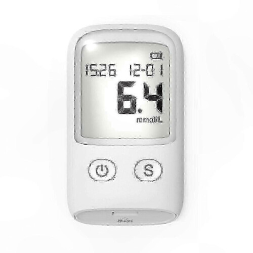 HbA1c and glucose test kit with 50 test strips and lancets – Precise blood sugar and hemoglobin test solution for home use