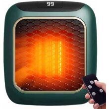 Wall Heater, 800W with Remote Control, PTC Ceramic Heating Element, 12 Hour Timer, Rapid Heating in 3 Seconds
