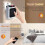 Wall Heater, 800W with Remote Control, PTC Ceramic Heating Element, 12 Hour Timer, Rapid Heating in 3 Seconds 4