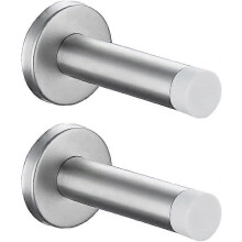 2er-Pack Türstopper, 304 Edelstahl, 1 mm dick, schalldämpfend, Türpuffer, Wandschutz