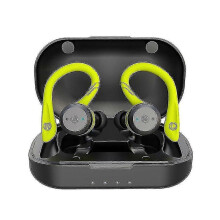 Auricolari sportivi TWS con ingresso audio, Bluetooth 5.0 True Wireless, impermeabili IPX7.