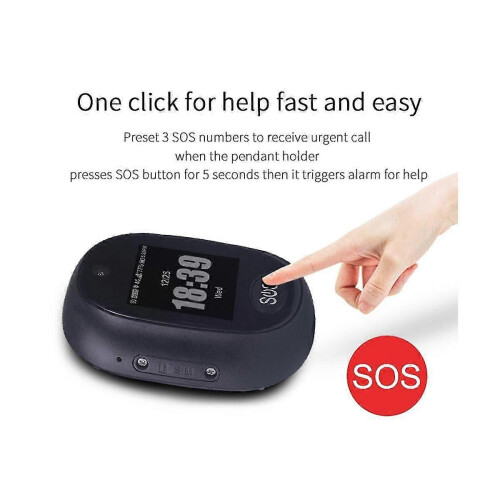 4g Gps Tracking Pendant V45 Elder Mini Gps Personal Tracker Alarm Talking Clock Waterproof(red) 2
