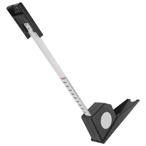 Einziehbares Metall-Maßband - 2 Meter Höhenmesser (Schwarz) 1