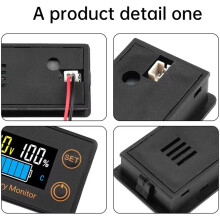 Digitales LCD-Batteriekapazitätsmessgerät, Nicht Wasserdicht, Intelligentes Voltmeter für Auto und Motorrad, Batterietester