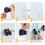 Supporto A Parete per Scope e Mocio con Clip, Organizer Resistente In Acciaio Inossidabile per Cucina e Bagno. 8