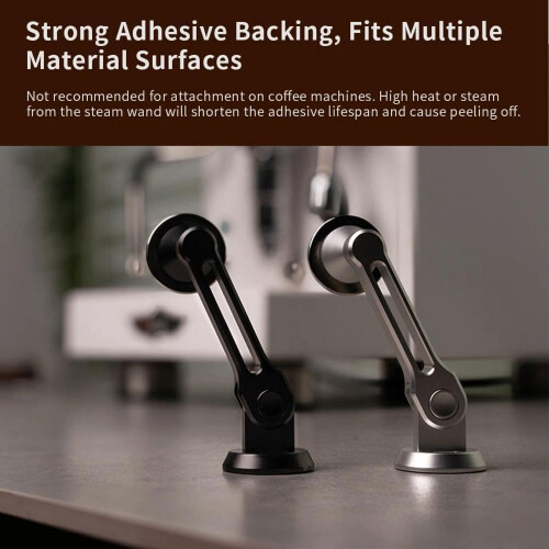 Magnetic Bracket Espresso Shower Screen Holder Rack,Automatic Adsorption for Puck Screens,Most Reusable Coffee Filter 1