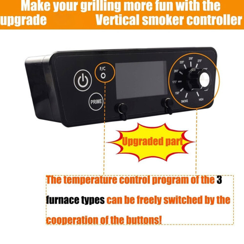 Controller LCD per Griglie A Pellet Verticali per Pit Boss Serie 3/4/5 - Scheda di Controllo di Ricambio con Display