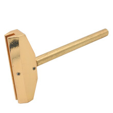 Guitar Bass Fingerboard Fret Press Caul Tool with Brass Radian Inserts Fretting Tool for Guitar Setup Maintenance Silver