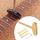 Gitarr Bas Greppbräda Bandpress Caul Tool med Mässing Radianinsatser Nötningsverktyg för Gitarr Setup Underhåll Guld 5