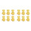 6-Pairs Earring Backs,Earring Backs Lifter for Heavy Earrings, Adjustable Hypoallergenic Secure Earring Backs(Gold) 1