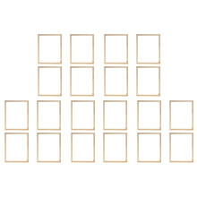 20pcs 40X50 cm Moldura de Madeira DIY Molduras Arte Adequado para DecoraçãO de Casa Pintura Pinturas Digitais de Desenho de Diamante