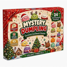 Juleadventskalender 2026 med Squishies – 24 dager fulle av overraskelser – Squishies lekeboks – Jul