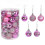 34pcs Plastic Christmas Balls Xmas Tree Hanging Ornament Bauble Decorations 5