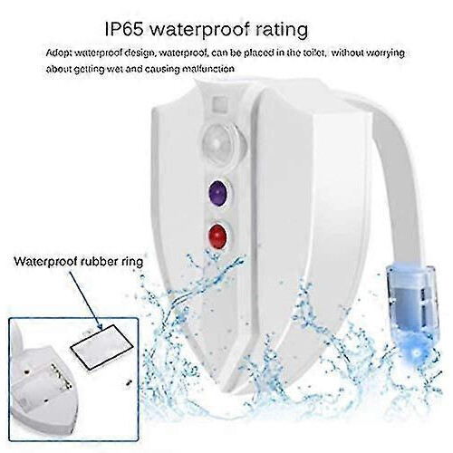 Toilet Lamp, 8 Color Changing Night Light Led Night Light Motion Sensor Lighting With Uv 1