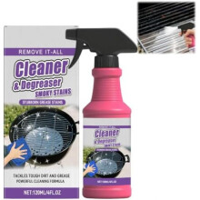 Grill Cleaner Spray, 120ml Heavy-Duty Fast-Acting Degreaser, Powerful Stain Remover for Deep Cleaning Grill Grates