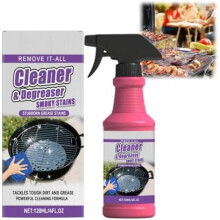Heavy-Duty Grill & Oven Cleaner Spray, Fast-Acting Degreaser for Kitchen, BBQ, Stove & Stain Removal