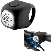 Elektrische Fahrradhupe, wasserdicht, tragbar, 100 dB, 3 Töne, geeignet für Mountainbike, Rennrad, BMX und Mountainbikes