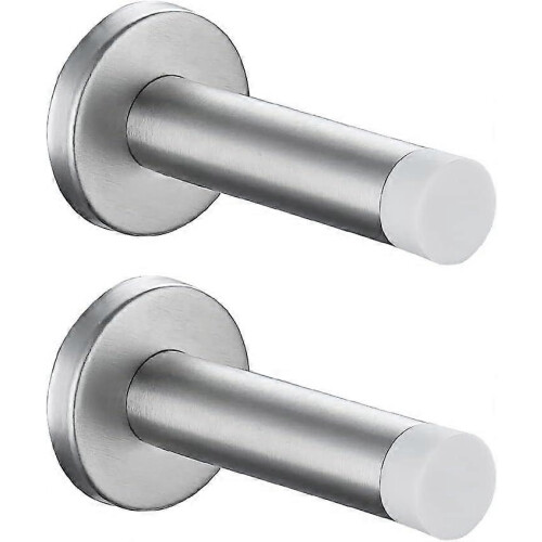 2er-Pack Türstopper, 304 Edelstahl, 1 mm dick, schalldämpfend, Türpuffer, Wandschutz