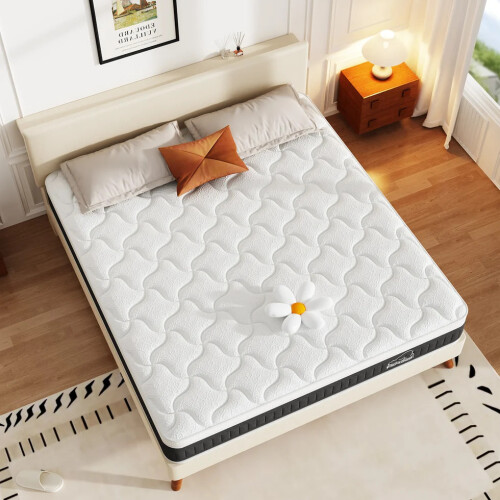 135*190*25 cm Hybrid Mattress  Deep Pocket Sprung