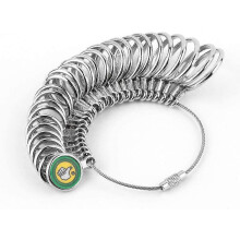 Ringgrößenmesser, Ringgrößenmesser-Set aus Metall, Ringgrößenmesser