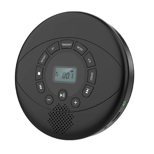 Draagbare cd-speler Walkman Bluetooth cd-speler met ingebouwde luidspreker, oplaadbare cd-speler met usb/au-aansluiting