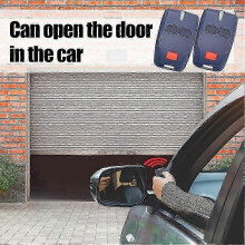 Set van 10 afstandsbedieningen met 2 knoppen, 433 MHz, rolling code, voor garagedeuropeners, compatibel met BFT MITTO 2/4 en meer.