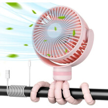 Momcozy portable stroller fan  pink