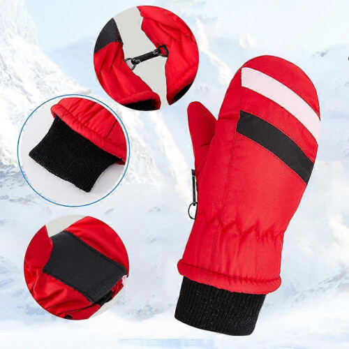 Vinter Børne Snevanter Unisex Vandtætte Skivanter Vinter Varme Handsker 2