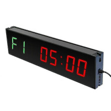 Reloj temporizador grande para gimnasio, cronómetro para gimnasio con cuenta regresiva/progresiva, reloj de intervalos para entrena