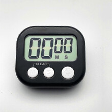 Temporizador de cocina digital Temporizador de cocina con función de reloj digital, ajuste rápido, modo personalizado, fuerte