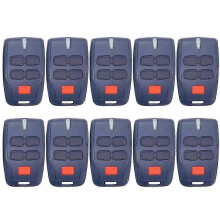 10 stuks afstandsbedieningen met 4 knoppen, 433 MHz, rolling code, voor garagedeuren en poorten, geschikt voor BFT MITTO 2 en MITT