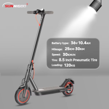 SUNNIGOO Trottinette Électrique Adulte N7PRO, 350W, 36V 10.4Ah, Pneu Plein 8.5 Pouces, Pliable avec Application