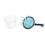 PP Hand Mixer - Detachable Handle Egg Beater with Cream Whisk Non-Slip Light Green - Kitchen Convenience 3