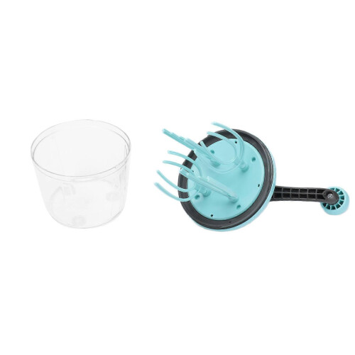PP Hand Mixer - Detachable Handle Egg Beater with Cream Whisk Non-Slip Light Green - Kitchen Convenience 2