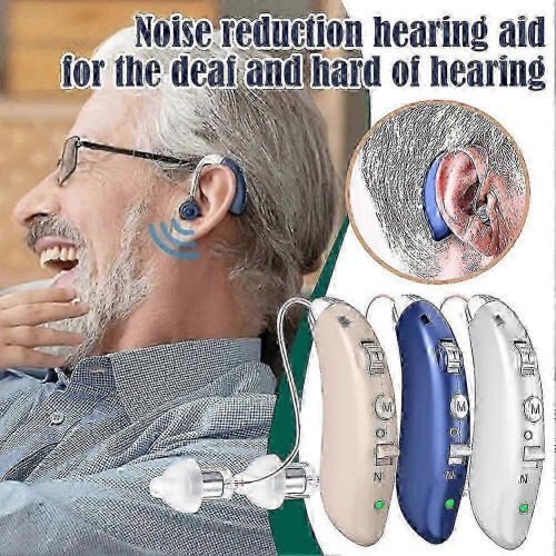 Rechargeable Hearing Aid with Noise Cancellation 48 Hour Battery Life for Seniors 2