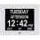 Digital Dementia Clock Clock Day Clock Display Clear Unabbreviated And-yzy 1