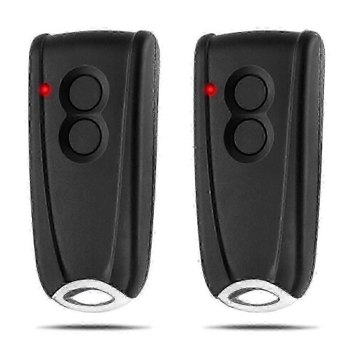 2pcs Replacement Garage Door Remote Control Compatible with Ecostar Rsc2-433 Rse2-433 Rsz1-433 Gate Handheld Transmitter Easy Programming