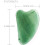 Large Gua Sha Heart Natural Jade Stone for Face to Lift, Decrease Puffiness and Tighten 3