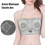 Electric Breast Massager with Hot Compress, Wireless Bra, USB Charging, Enhancer Instrument 3