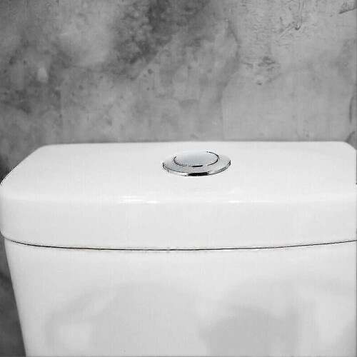 Flush Button, 38mm Push Button For Bathroom And Wc Water Saving Device - Suitable For Toilet Cistern 1