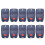 10pcs Remote Control 2 Button 433MHz Rolling Code Garage Door Gate Remote Control for BFT MITTO 2 MITTO 4 1