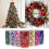 34pcs Plastic Christmas Balls Xmas Tree Hanging Ornament Bauble Decorations 2