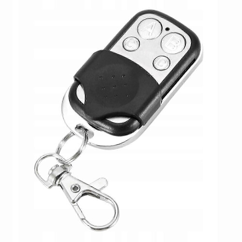 4pcs Wireless Copy Remote Control, Metal Four Button Garage Door Roller Shutter Pair Copy Code Remote Control 1