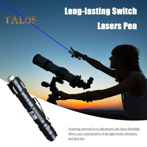 Green laser flashlight pointer, rechargeable high-performance pen, 2000 m range, 532 nm, aluminum housing, 18650 battery 2