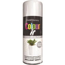 RAPIDE Colour It Spray Paint Brilliant White 400ml