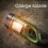 Solar Flashlight, Portable Solar Powered LED Torch, Emergency Light, for Camping, Climbing, Cycling 2