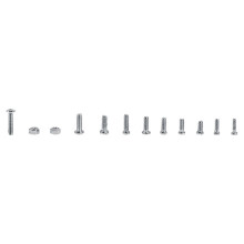 Small Screws Nuts Assortment Kit - 600pcs, 12 Kinds - M1 M1.2 M1.4 M1.6 for Watches and Glasses