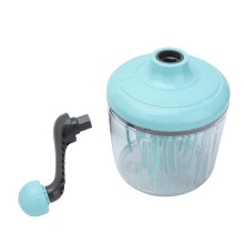 Frullatore a immersione in PP - Manico staccabile, frusta per uova con frusta per panna, antiscivolo, verde chiaro - Pratico da us